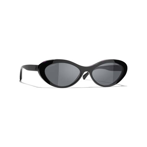 round & oval chanel sunglasses